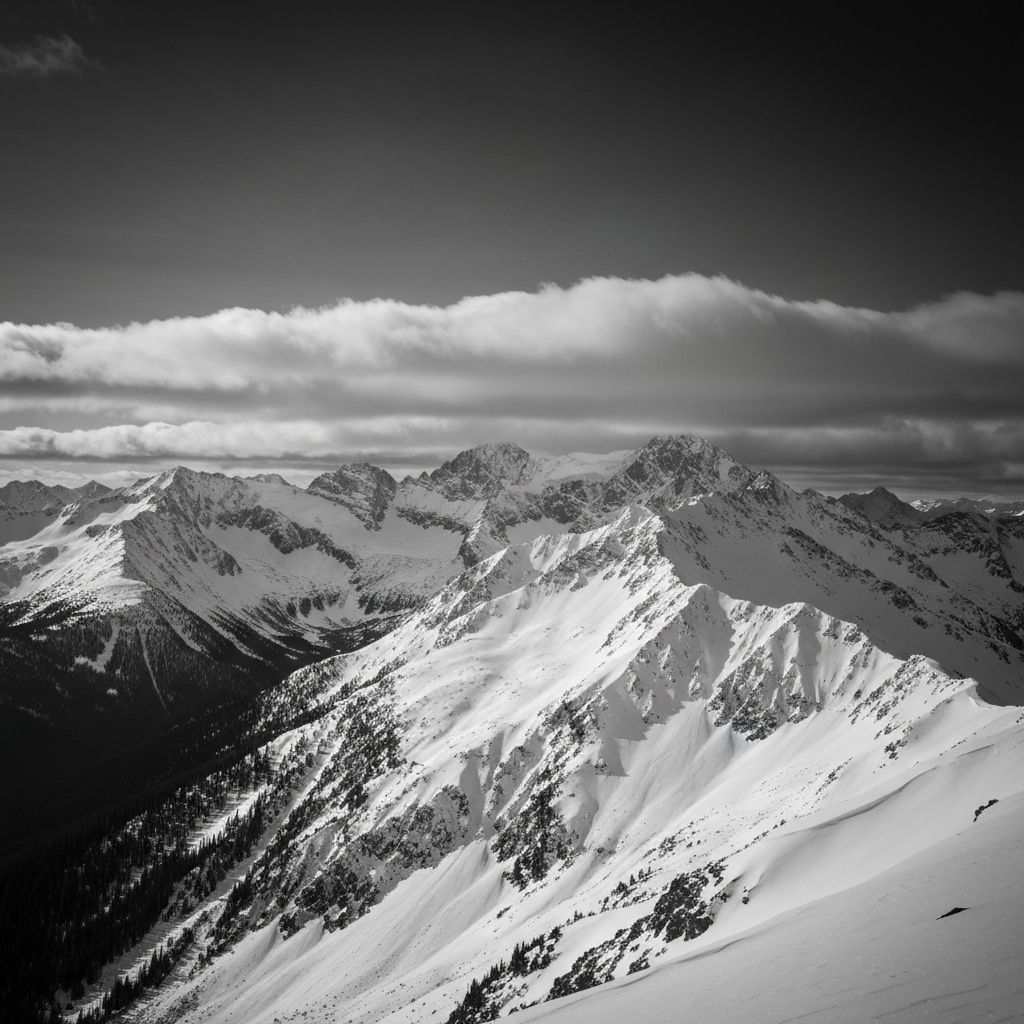 Alpine ridge in Colorado
