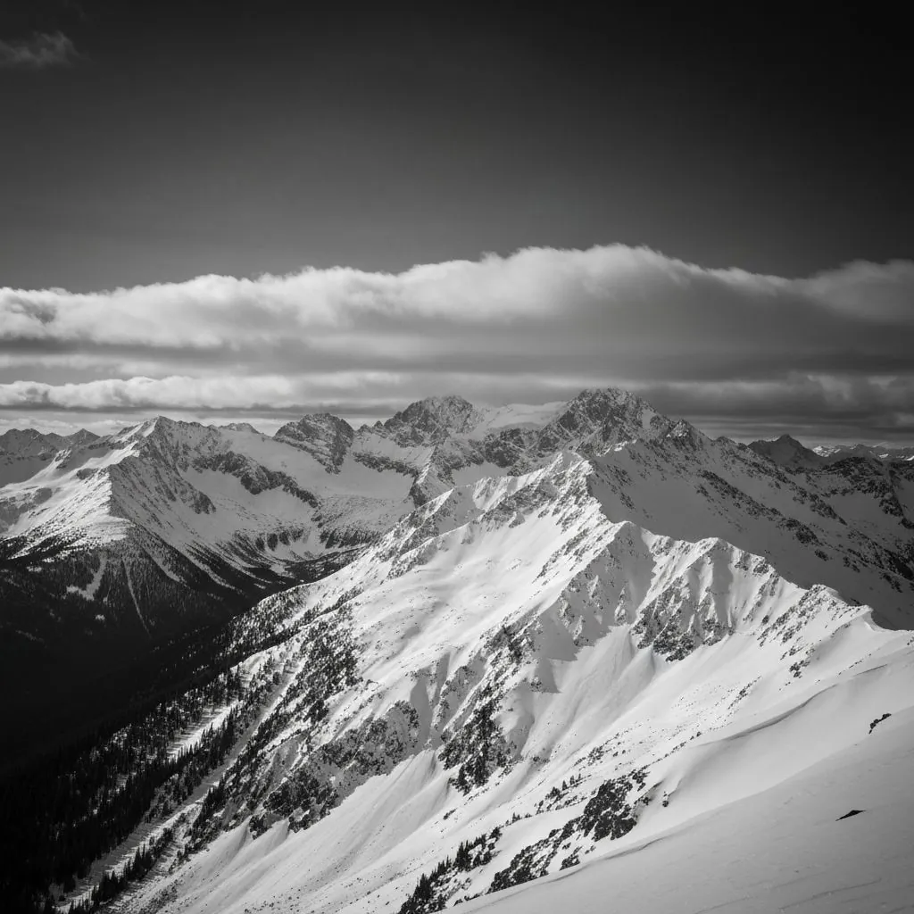 Alpine ridge in Colorado